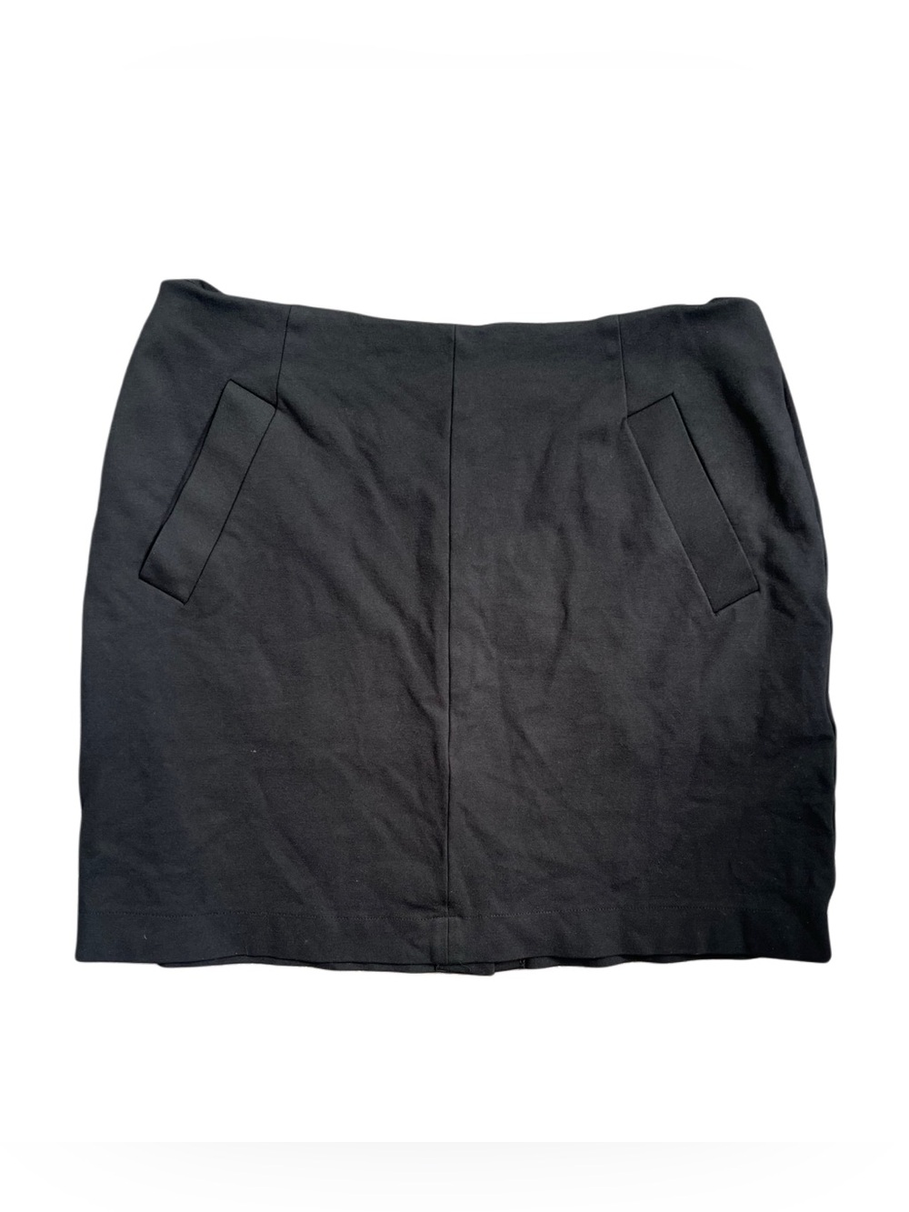 Lands End Black Mini Skirt